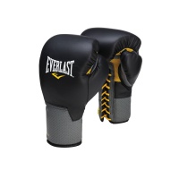перчатки боксерские тренировочные everlast pro leather laced 12 унций