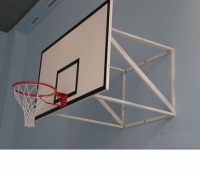 баскетбольный щит настенный игровой (из фанеры) hercules s-105-41-13